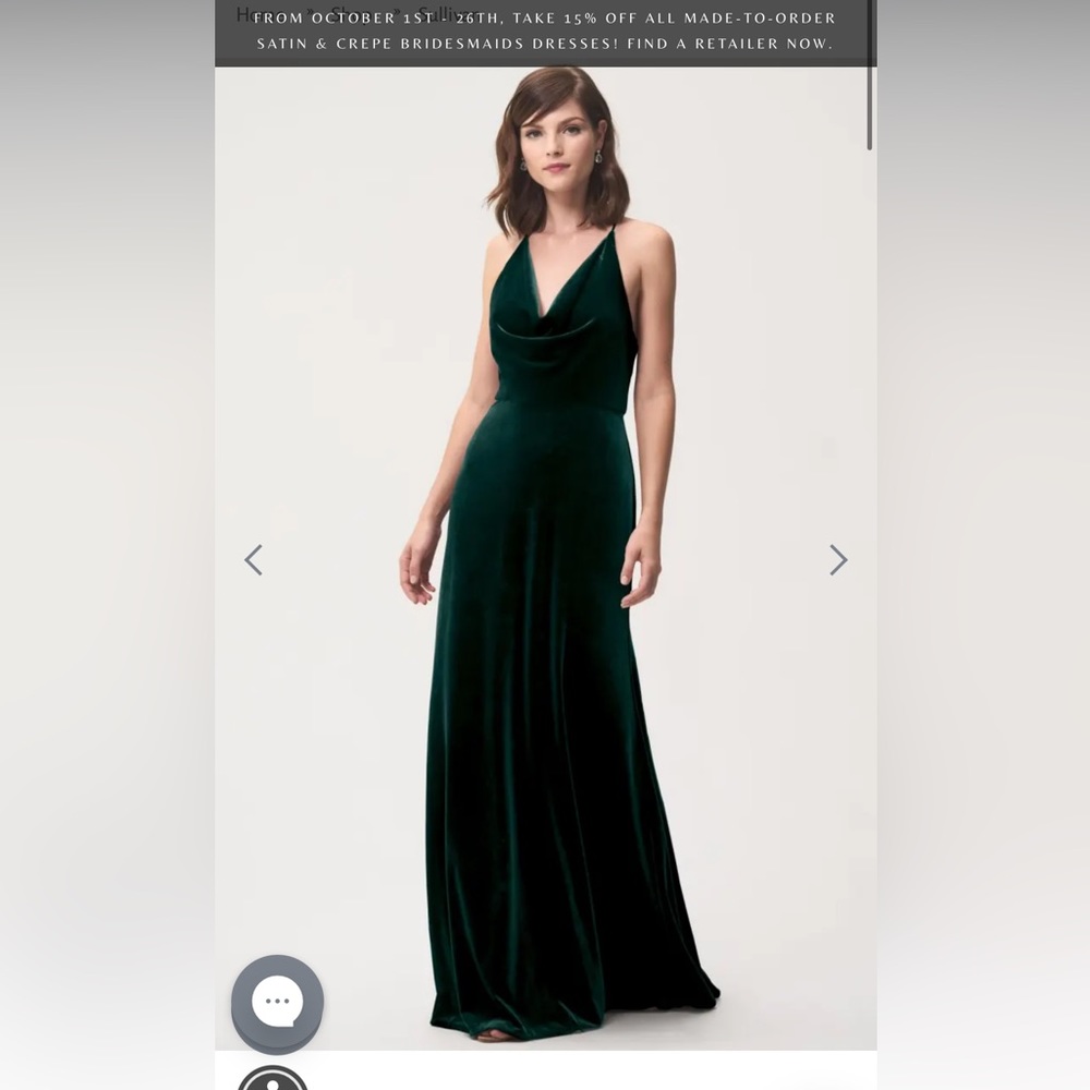 Jenny Yoo Sullivan Dress in Bluestone Color